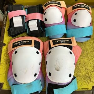 Triple Eight SAVER SERIES PADS 3-PACK -medium  COLOR COLLECTION